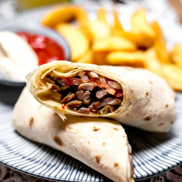Mel's Chorizo Crunch Wrap.